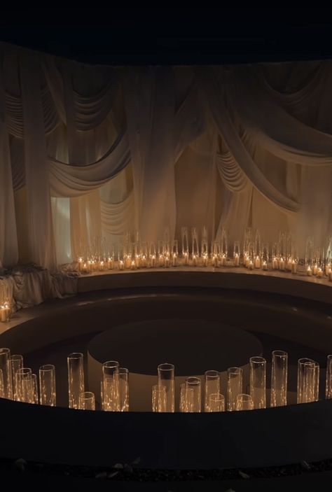 Candlelit Ceremony, Table Candles, Shopping Mall Design, Candlelit Wedding, Worship Videos, Banner Design Inspiration, Circle Table, Goth Wedding, Coral Wedding