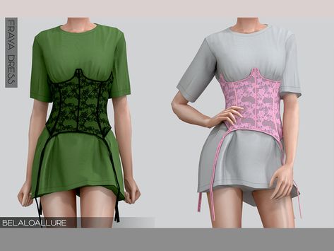 Sims Avatar, Fem Clothing, Allure Dress, Sims Characters, Sims 4 Download, Pelo Sims, Sims 4 Teen, Sims 4 Dresses, Sims 4 Mm