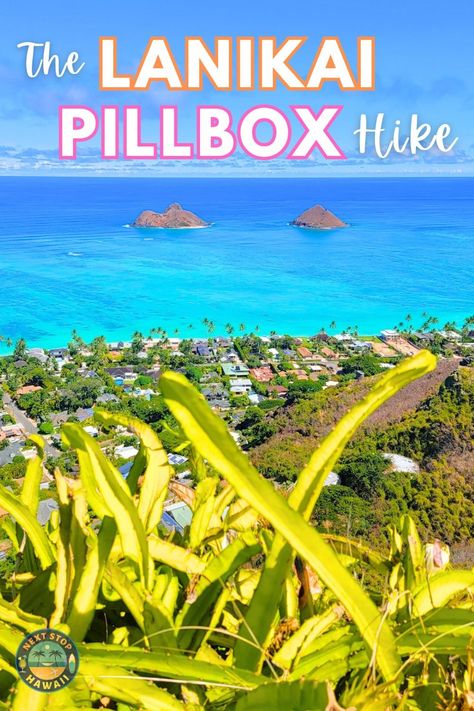 The ocean views over Lanikai Beach from the Lanikai Pillbox Hike on Oahu, Hawaii. Pillbox Hike Oahu, Hike Pictures, Lanikai Pillbox Hike, Oahu Things To Do, Oahu Activities, Hawaii Trip Planning, Hawaii Vacation Tips, Oahu Hikes, Kailua Beach