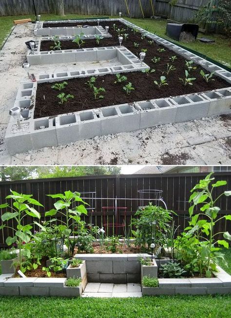 Raised Bed Gardens, Above Ground Garden, Raised Garden Beds Diy Vegetables, Raised Bed Garden Design, Cinder Block Garden, Garden Boxes Raised, Building A Raised Garden, Garden Planter Boxes, Pore Strips