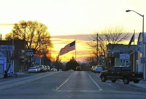 Kuna, Idaho Main Street at sunset Kuna Idaho, Main Street, Idaho, Places To Go, Maine, Things To Do, Country Roads, Road, Quick Saves