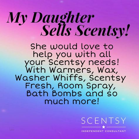 My Daughter Sell Scentsy,  https://candlewarmers.scentsy.us/shop/c/16514/no-limits-wax-collection?icid=pn001%3Apt02%3Apf01%3Acg05%3Acp001%3Anolimits%3Apr01%3A Scentsy Ideas Marketing, Scentsy Bingo, Scentsy Ideas Printables, Scentsy Recruiting, Scentsy Hacks, Scentsy Display, Scentsy Sample Ideas, Scentsy Christmas, Scentsy Pictures