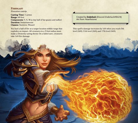 Dnd Homebrew Spells, Fire Spells, 5e Spells, Homebrew Spells, Spell Ideas, Stat Block, Dnd Spells, D D Classes, Dnd Stories