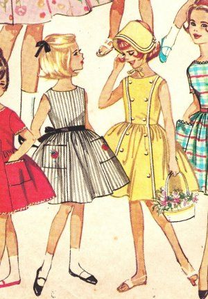 vintage children sewing patterns | categories > Vintage Sewing Patterns > Vintage Children's > Girls 7-10 ... Children Sewing Patterns, Girls Vintage Dress, Vintage Children's Dress Patterns, Simplicity Sewing Patterns Kids, Sewing Patterns Vintage, Vintage Kids Sewing Patterns, Vintage Sewing Patterns For Children, Preteen Clothing, Vestidos Anime