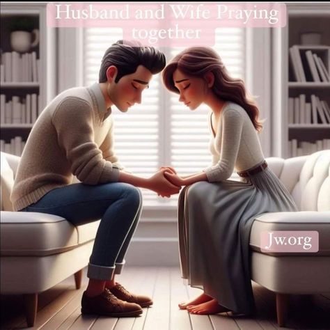 Praying Together, Jesus Love Images, 1 Thessalonians 5 17, God Centered Relationship, Dream Marriage, Christian Cartoons, Jesus Cartoon, Jehovah Witness Quotes, Christian Couples