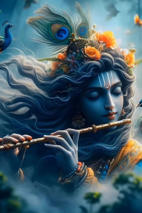 Photos Of Lord Krishna, Little Kanha Ji Images, God Wallpaper, Holi Images, Krishna Hd, Shree Krishna Wallpapers, Swag Quotes, Lord Photo, Peace Illustration