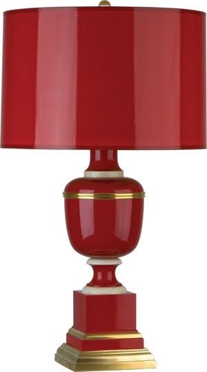 Mary McDonald red lamp manufactured by Robert Abbey Red Lamps, Mary Mcdonald, Red Lamp, Welcome To My House, Design Books, Red Decor, Furnishings Design, Chandelier Lamp, Bright Designs