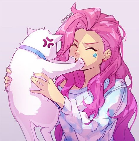 vmat on Instagram: “Seraphine and the cat meme! #seraphine #leagueoflegends #cat @seradotwav” Ahri Lol, League Of Legends Characters, Lol League Of Legends, Freelance Illustrator, Anime Artwork, Cute Icons, Cat Memes, League Of Legends, Michael Jackson