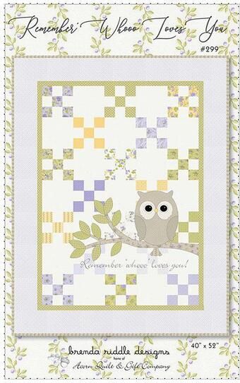 Project Size: 40" x 54" Baby Quilt Kit, Owl Quilt, Childs Play, Baby Quilt Patterns, Quilted Gifts, Book Clothes, Needlework Embroidery, Needlework Patterns, Quilts For Sale