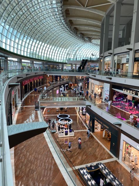 Singapore Marina Bay Sands Mall, shopping mall aesthetic Singapore Mall, Shopping Mall Aesthetic, Mall Aesthetic, Singapore Marina Bay, Mall Shopping, City Aesthetic, Family Business, Marina Bay, Marina Bay Sands