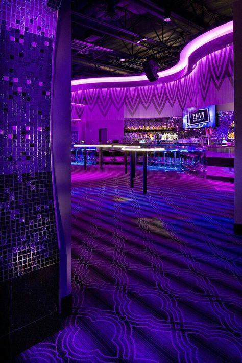 Dance Club Nightclub, Clubs Nightclub, Club Design Interior, Euphoria Theme, Theater Lighting, Casino Design, Nightlife Club, Purple Room, Dance Clubs