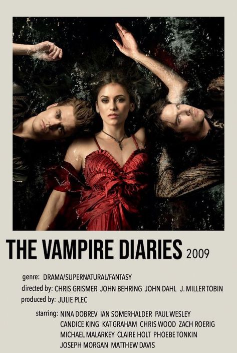 Film Polaroid, Vampire Diaries Poster, Most Paused Movie Scenes, Iconic Movie Posters, Movie Card, Vampire Diaries Movie, Film Posters Minimalist, Images Disney, Vampire Diaries Wallpaper