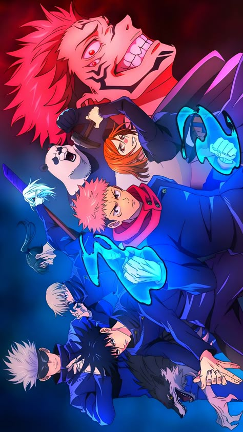 All Characters In Jujutsu Kaisen, All Anime Characters Wallpaper, Jujutsu Kaisen Characters All, Ipad Wallpaper Jujutsu Kaisen, All Jjk Characters In One Picture, Jujutsu Kaisen All Characters Together, Character Poster Ideas, Jjk 0 Wallpaper, Jjk All Characters Together