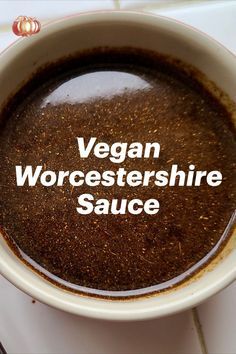 Want to learn how to make vegan Worcestershire sauce? This DIY vegan Worcestershire sauce recipe is quick, easy, and uses simple ingredients. Vegan, vegetarian, gluten free. #veganworcestershiresauce #vegetarianworcestershiresauce #diyworcestershiresauce #homemadeveganworcestershiresauce #diyveganworcestershiresauce #veganglutenfreeworcestershiresauce #veganworcestershiresaucerecipe #howtomakeveganworcestershiresauce #worcestershiresaucevegan #veganworcester #veganworcestersauce Recipe With Molasses, Worcestershire Sauce Recipes, Vegan Worcestershire Sauce, Quick Easy Vegan, Vegan Sauces, Vegan Condiments, Vegan Cooking, Vegan Dinner Recipes, Vegan Foods