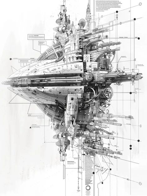 Full Color Image in ai-img-gen.com 🔸 Interstellar spaceship design draft, inspired by science fiction, showcasing black and white line ar... 🔸 From Midjourney AI Image Huge Spaceship, Spaceship Blueprint, Interstellar Spaceship, Futuristic Spaceship, Spaceship Design, Color Image, Black And White Lines, White Line, Space Station