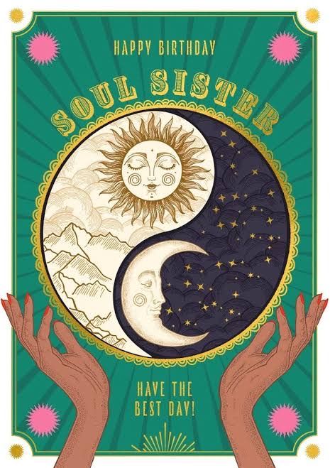 Happy Birthday Hippie, Happy Birthday Soul Sister, Art Heist, Best Birthday Wishes Quotes, Moon Birthday, Special Birthday Wishes, Birthday Wishes Greetings, Birthday Greetings Friend, Happy Birthday Art