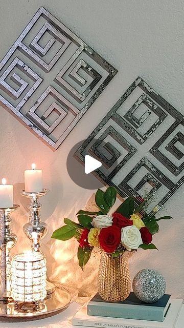 Diy Glam on Instagram: "Dollar Tree DIY Mirrored Wall Pannel.
Quick Easy and Inexpensive High End DIY!

FOLLOW for More INSPIRATION

YOUTUBE/DIY Glam for more DIY Decor Videos.

#DollarTreeDIY
#DIY
#mirroreddecor 
#diyreel 
#GlamDecor" Diamond Mirror Wall Decor, Diamond Mirror Wall, Dollar Tree Glam Decor Diy, Diy Decor Videos, Diy Mirror Wall, Diamond Mirror, Mirrored Wall, Decor Videos, Glam Decor