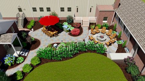 Church Landscaping Ideas, Outdoor Fire Pit Area, Water Issues, Drainage Solutions, Outdoor Pavilion, Courtyard Design, Church Youth, Community Space, Lounge Ideas