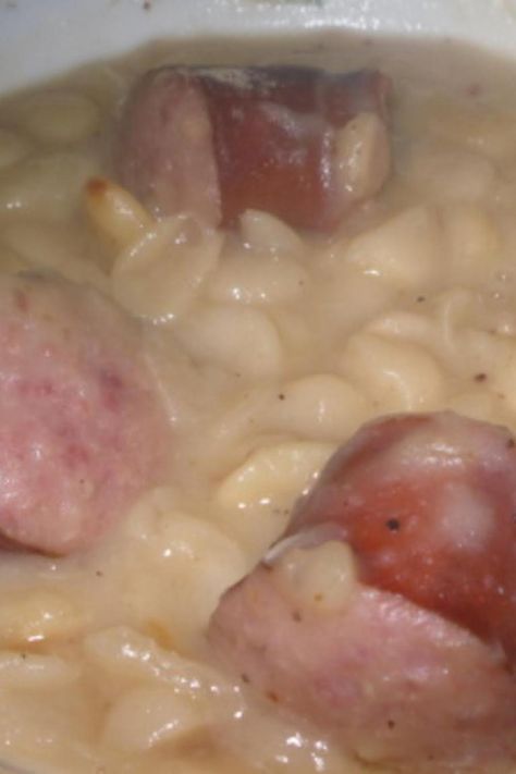 Lima Beans and Sausage Lima Beans And Sausage, Beans And Sausage Recipe, Lima Beans In Crockpot, Roast And Gravy, Cajun Comfort Food, Lima Bean Recipes, Beans In Crockpot, Sausage Crockpot, Beans And Sausage