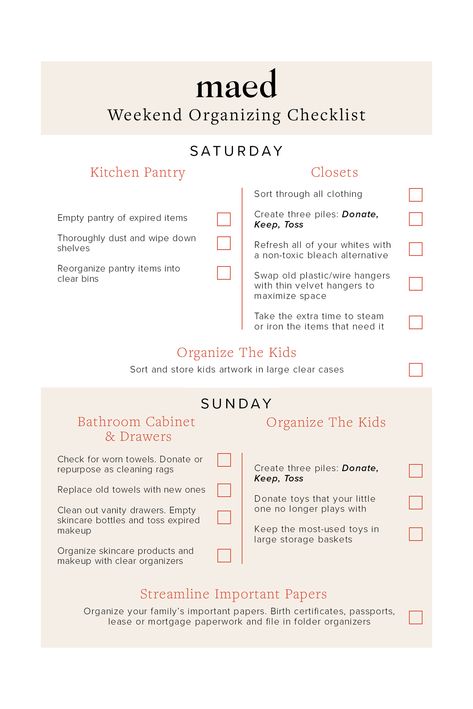 Spring Cleaning Guide: How To Organize Your Entire Home in a Weekend Spring Cleaning Guide, Bleach Alternative, File Folder Organization, All Natural Cleaners, Getting Organized At Home, Cleaning Printable, Clean House Schedule, Clear Bins, Life Sayings