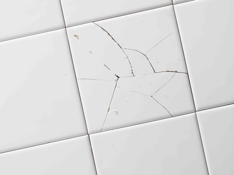 Cracked Tile Repair, Tile Repair, Clear Epoxy, Tile Installation, Uneven Floor, Wall Tile, Ceramic Tile, Step Guide, Fix It