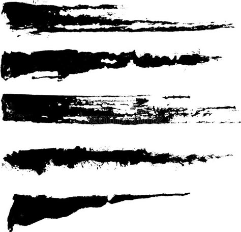 Rough Inky Brush Strokes. Set of five rough inky brush strokes. Each vector brus , #Ad, #Set, #rough, #inky, #Strokes, #Rough #ad Separation Illustration, Trash Polka Pattern, Arte Trash Polka, Trash Polka Art, Abstract Brush Strokes, Brush Tattoo, Vector Brush, Illustrator Brushes, Trash Polka Tattoo