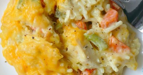 Crack Chicken and Rice Casserole Recipe Soup Chicken Rice, Comfort Food Recipes Casseroles, Chicken And Rice Casserole Recipe, Rice A Roni, Rotisserie Chicken Breast, Chicken And Rice Casserole, 30 Minute Meals Easy, Rice Casserole Recipes, Soup Chicken