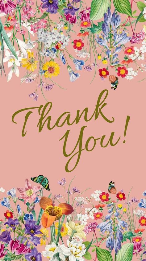 Aesthetic Thank You, Thank You Images Aesthetic, Idea Template, Butterfly Border, Facebook Story, Border Art, About Butterfly, Thank You Images, Spring Illustration