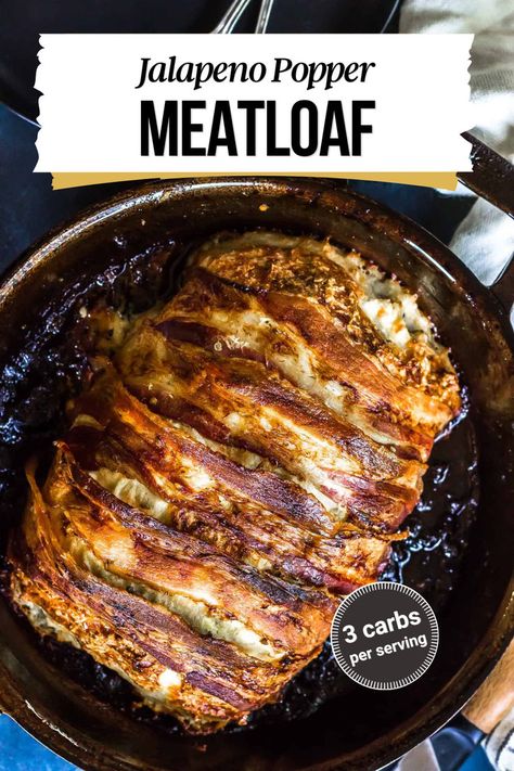 A picture of meatloaf wrapped in savory bacon slices. Meatloaf With Bacon, Best Vegetables To Eat, Bacon Meatloaf, Low Carb Meatloaf, Chicken Meatloaf, Popper Chicken, Beef Meatloaf, Meatloaf Ingredients, Jalapeno Popper Chicken