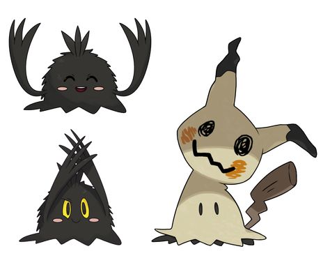 Mimikyu without disguise. by Alexalan.deviantart.com on @DeviantArt Mimikyu Drawing, Accurate Angels, Ghost Pokemon, Pokemon Fanart, Film Video, Pokemon Wallpaper, Cute Pokemon Pictures, Mad Science, Pokemon Stuff