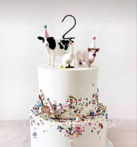 Petting Zoo Cake, Farm Party Cake, Farm Birthday Cakes, Farm Animal Cakes, Farm Theme Birthday, Farm Animals Birthday Party, Farm Themed Birthday Party, Pastel Cakes, Farm Cake