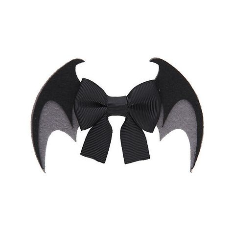 Bat Cosplay Hair Bow Hot Topic (£3.03) ❤ liked on Polyvore featuring accessories, hair accessories, hot topic, ribbon hair bows, alligator hair clips, bow hair clips and barrette hair clip Bat Cosplay, Hair Clip Accessories, Goth Baby, Felt Hair Clips, Cosplay Hair, Bow Accessories, Fantasias Halloween, Ribbon Hair Bows, Ribbon Hair