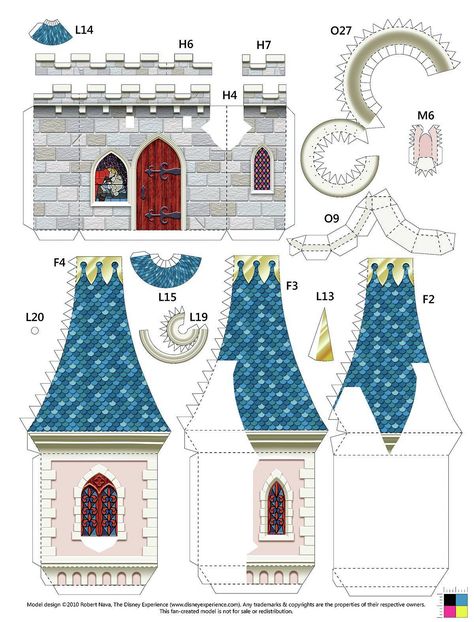 Paper Castle Template, Dnd Landscape, Paper Castle, Movie Houses, Disney Products, Cereal Boxes, Paper Boxes, Papercraft Templates, Disney Castle