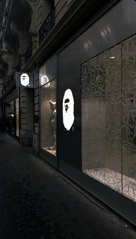 Bape Store, City Life Photography, Cr7 Jr, Bow Wallpaper, Dark Paradise, Rap Aesthetic, Cover Art Design, Minimalist Interior Design, Night Vibes