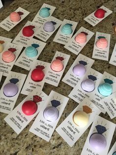 Chapstick Bridal Shower Favor, Bridal Party Prizes, Bridal Shower Keepsake For Bride, Hen Do Favour Ideas, Bridesmaid Favors Ideas, Party Favors Bridal Shower Ideas, Bridal Shower Party Favours, Bridal Party Favors Ideas, Kiss The Miss Goodbye Bridal Shower Ideas