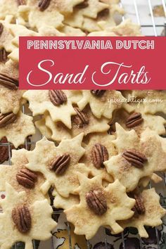 Video and blog post for Pennsylvania Dutch Sand Tarts, an Amish Christmas Cookie. An old family recipe treasured for years. Sand Tarts, Pennsylvania Dutch Recipes, Dutch Cookies, Mennonite Recipes, New Year's Desserts, Amish Recipes, Dutch Recipes, Pennsylvania Dutch, Family Recipe