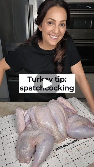 Turkey Spatchcock, Jess Pryles, Roasting Chicken, Turkey Video, Thanksgiving Meals, Christmas Turkey, Turkey Tacos, Scallion Pancakes, Thanksgiving Cooking