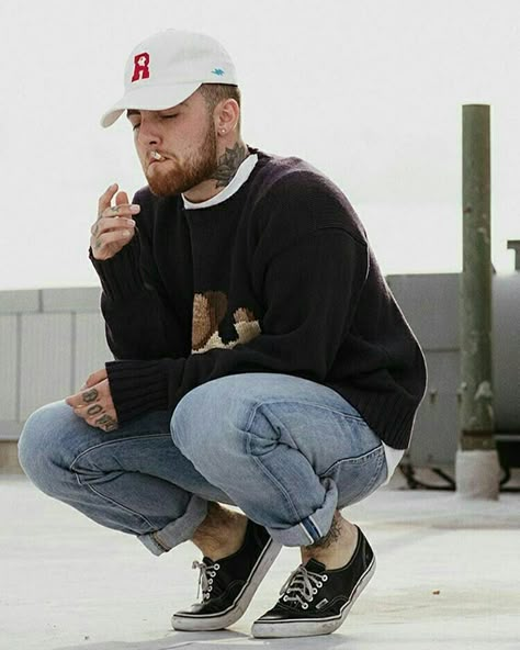 Larry Lovestein, Mac Miller Quotes, Mac Miller Tattoos, Ariana Grande Mac, Mac Collection, New Mac, Mac Miller, Streetwear Men Outfits, Mens Street Style