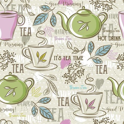 Flower Text, Tea Cup Art, Tea Wallpaper, Valentines Wallpaper, Decoupage Vintage, Collage Background, Flower Canvas, Fabric Paper, Coffee Art