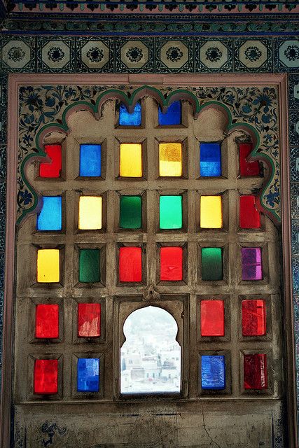 Udalpur, India...photo by Adrian Whelan Style Marocain, Beautiful Doors, Udaipur, Glass Marbles, Stained Glass Mosaic, Stained Glass Art, Stained Glass Windows, Mosaic Glass, Glass Window