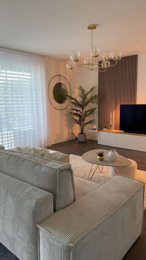 Apartment Living Room Design, Living Room Scandinavian, Home Design Living Room, Apartment Decor Inspiration, Decor Home Living Room, Living Room Inspo, Living Room Style, Contemporary Living Room, Minimalist Living Room