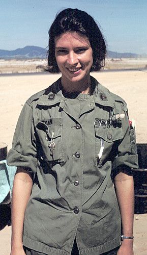 Capt. Ryan | 27th Surg., Chu Lai | Bert McCall | Flickr Vietnam Photos, Army Nurse, Vietnam History, Vietnam Vets, Historia Universal, North Vietnam, Military Nurses, Women's Uniforms, South Vietnam