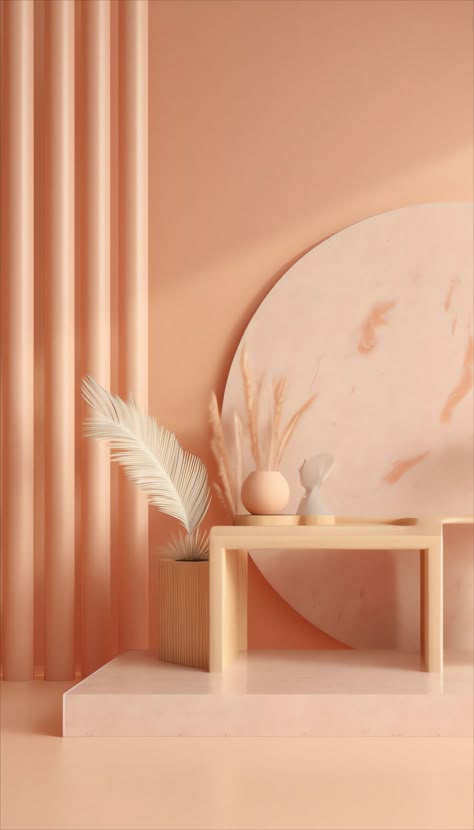 Peach Color Wallpaper Aesthetic, Farmhouse Modern Decor, Fuzzy Peach, Home Decor Modern Farmhouse, Pantone 2024, Living Room Ideas Modern, Modern Living Room Ideas, Yellow Aesthetic Pastel, Room Ideas Modern