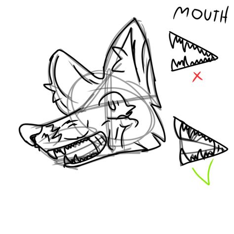 How To Draw Smiles With Teeth, How To Draw Smiles, How To Draw Teeth, How To Draw Wolf, Draw Teeth, Draw Wolf, Teeth Drawing, Smile Drawing, Mouth Drawing