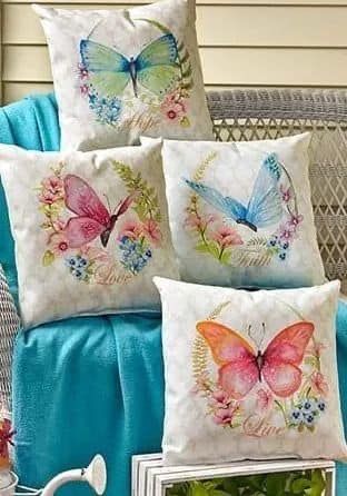 Hand painted pillows