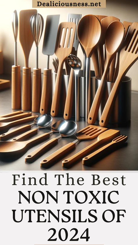 As we try to avoid evil plastics and Teflon, we start to wonder what is considered a safe utensil to cook with. Your favorite spatula or ladle could be releasing nasty microplastics and chemicals into the delicious meal you unknowingly serve to your family. We have tested so many utensils I honestly can’t even count them all, but today, we have the top seven non-toxic cooking utensils reviewed, tested, and rated just a few scrolls away. Best Kitchen Utensils, Best Kitchen Utensil Set, Modern Kitchen Utensils, Best Cooking Utensils, Silicone Cooking Utensils, Kitchen Cooking Utensils, Cooking Utensils Set, Kitchen Utensil Set, Shopping Deals