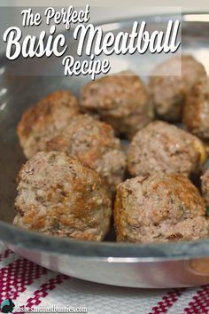 Meals With Meatballs, Sunday Meatballs, Simple Meatballs, Italian Meatball Recipes, Juicy Meatball Recipe, Meatballs Subs, Best Meatballs Ever, Meatballs Bbq, Food New Year