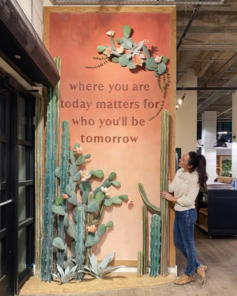 Magnolia Spring 2020 Retail Store Wall Mural, Mormon Prom, Brand Wall, Selfie Wall, Magnolia Farms, Magnolia Market, Chip And Joanna Gaines, The Hours, Magnolia Homes