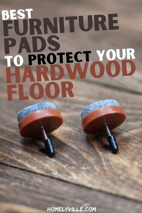 Fixing Hardwood Floors Diy, Fill Gaps In Hardwood Floors, How To Fill Gaps In Wood Floors, Scratched Wood Floors, Furniture Felt Pads, Diy Hardwood Floors Installation, Felt Furniture, Scratched Wood, Floor Protectors For Chairs