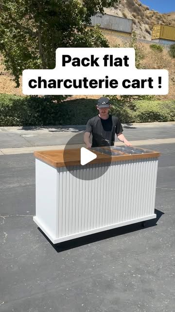 Sam Ridgley on Instagram: "Needing a cart that will fit in a smaller vehicle ? We fully customize our pack flat carts to help you achieve just that ! Whether you’re needing a coffee cart or charcuterie cart , we have you covered !  Please send a dm for inquiries   #charcuterie #charcuteriecart #mobilecart #coffeecart #mobilecoffee #orangecounty #oc #losangeles #custom #smallbusiness #bartender #mobile #mobilebartenderservice" Charcuterie Bar Cart Diy, Diy Mobile Charcuterie Cart, Coffee Trailer Layout, Charcuterie Cart Plans, Mobile Cart Business Ideas, Charcuterie Cart Business, Charcuterie Cart Ideas, Food Cart Wedding, Mobile Charcuterie Cart